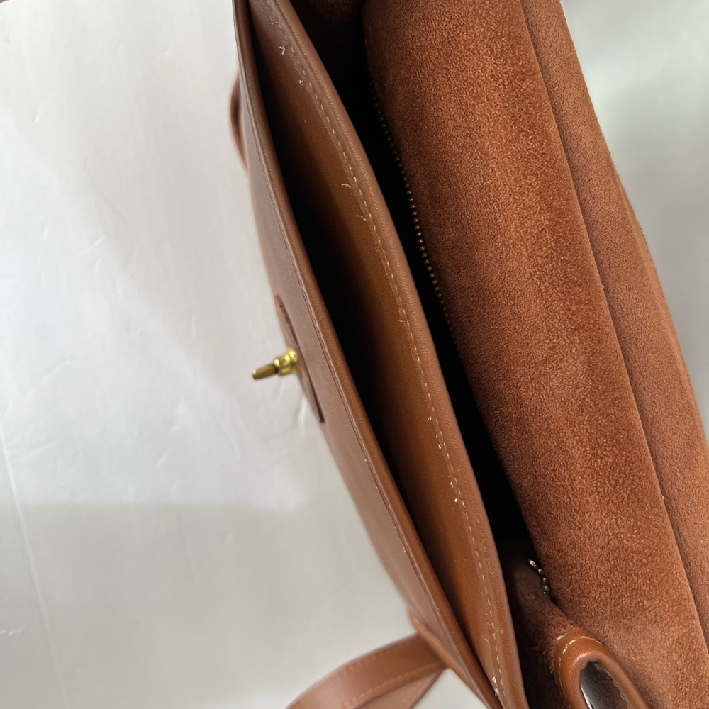 Coach vintage willis #9927 Tan Leather Bag - Picture 9 of 16